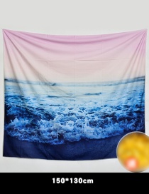 Fashion Pink+blue Sea Pattern Decorated Background Cloth(no Led )