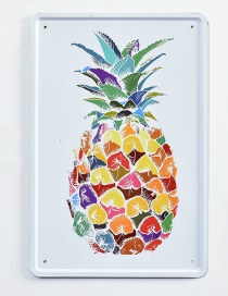 Fashion Multi-color Pineapple Pattern Decorated Hang Painting