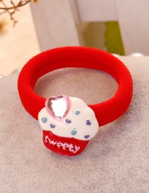Fashion Red Ice Cream Shape Decorated Hair Band