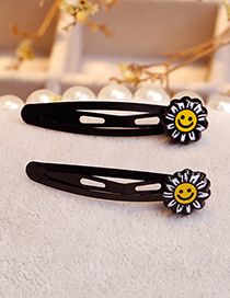 Lovely Yellow Cartoon Flowers Decorated Hair Clip(1pair)