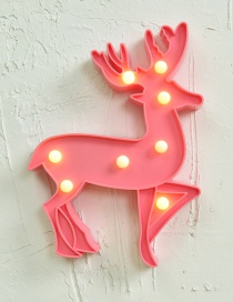Lovely Pink Deer Shape Decorated Lighting