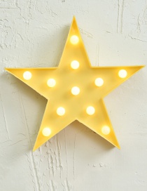 Lovely Yellow Star Shape Decorated Lighting