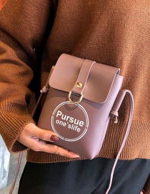 Fashion Pink Round Shape Decorated Bag