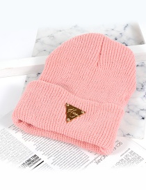 Fashion Pink Triangle Shape Decorated Hat