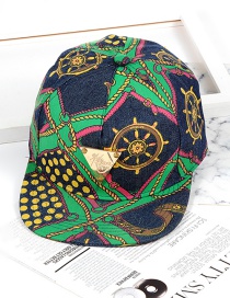 Fashion Green Triangle Shape Decorated Hat