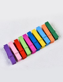 Fashion Multi-color Color Matching Decorated Clips(10pcs)