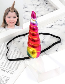 Fashion Multi-color Unicorn Shape Decorated Hair Band