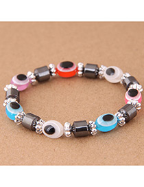 Fashion Multi-color Eye Shape Decorated Bracelet