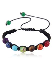 Elegant Multi-color Beads Decorated Color Matching Bracelet
