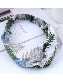 Fashion Green Leaf Pattern Decorated Hairband