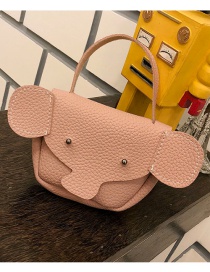 Fashion Pink Elephant Shape Decorated Wallet