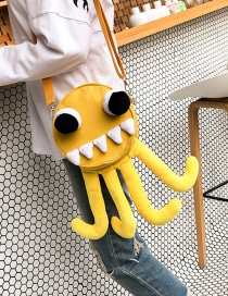 Fashion Yellow Octopus Shape Decorated Backpack(s)