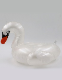 Fashion White Swan Shape Decorated Cup Holder