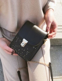 Fashion Black Star Shape Pattern Decorated Bag