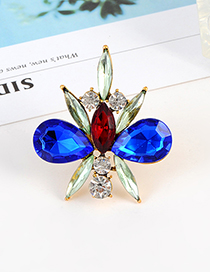 Fashion Multi-color Waterdrop Shape Decorated Ring