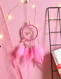Fashion Pink Pearl Decorated Wall Hanging (no Light)