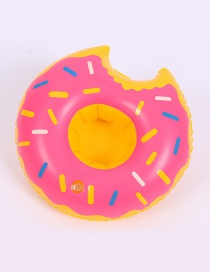 Trendy Pink Doughnut Shape Design Cup Holder