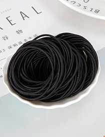 Lovely Black Pure Color Design Child Hair Band(around 100pcs)