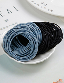 Lovely Blue+black Color Matching Design Child Hair Band(around 100pcs)