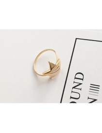 Fashion Gold Color Star Shape Decorated Ring