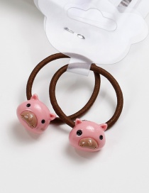 Lovely Pink Mole Shape Decorated Baby's Hair Band(2pcs)