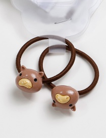 Lovely Brown Mole Shape Decorated Baby's Hair Band(2pcs)