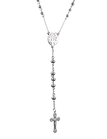 Fashion Silver Color Cross Shape Decorated Necklace(for Women)