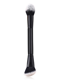 Fashion Black Round Shape Decorated Makeup Brush