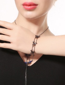 Fashion Black Dragonfly Shape Decorated Bracelet