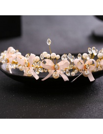 Fashion Pink Bowknot Shape Decorated Hair Accessories