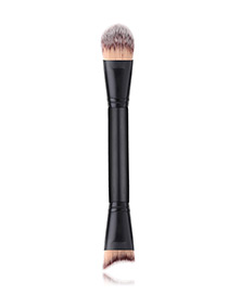 Trendy Black Flame Shape Design Cosmetic Brush(1pc)