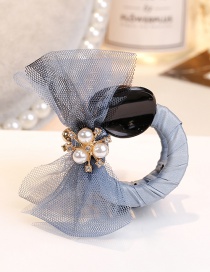 Fashion Blue Bowknot Shape Decorated Hair Clip