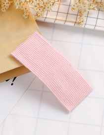 Lovely Light Pink Pure Color Design Square Shape Child Hair Clip