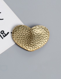 Lovely Gold Color Pure Color Design Heart Shape Child Hair Sticky(1pc)