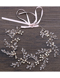 Fashion Rose Gold Full Diamond Decorated Hair Accessories