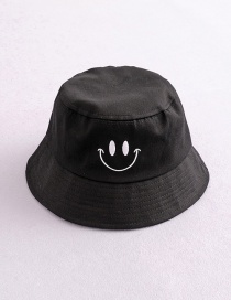Fashion Black Smile Pattern Decorated Hat