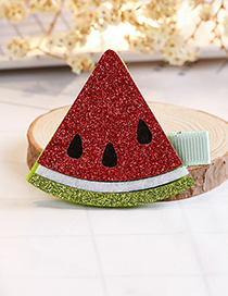 Fashion Multi-color Watermelon Shape Decorated Hair Clip