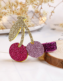 Fashion Multi-color Cherry Shape Decorated Hair Clip