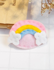 Lovely Multi-color Rainbow Shape Design Child Hair Clip(1pc)