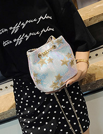 Fashion Multi-color Star Pattern Decorated Bag