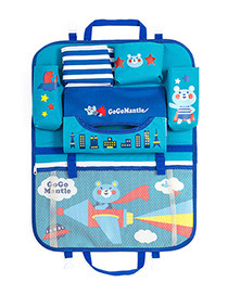 Fashion Blue Cartoon Patterns Decorated Storage Bag