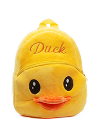 Fashion Yellow Duck Shape Decorated Bag
