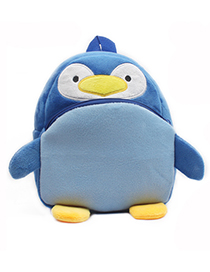 Fashion Blue Penguin Shape Decorated Bag