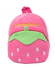 Fashion Pink Strawberry Shape Decorated Bag