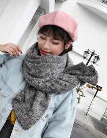 Fashion White+black Color Matching Design Simple Scarf
