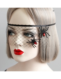 Fashion Black Hollow Out Design Spider Shape Mask