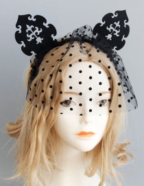 Fashion Black Dots Pattern Decorated Hair Accessories
