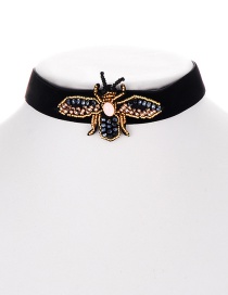 Fashion Gold Color Bee Shape Decorated Choker