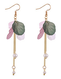 Elegant Multi-color Tassel Decorated Earrings