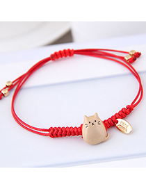 Fashion Red Mouse Shape Decorated Bracelet